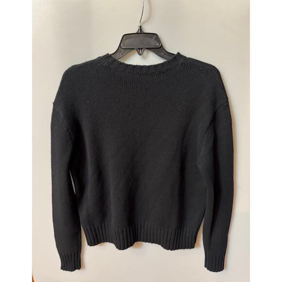 Lauren Ralph Lauren Black Crewneck Sweater - Like New - Picture 2 of 3